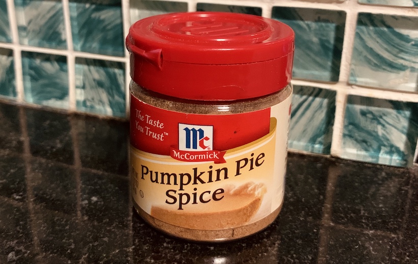 Pumpkin pie spiece from McCormick's