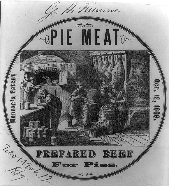 Monroe's patented mince meat for pies